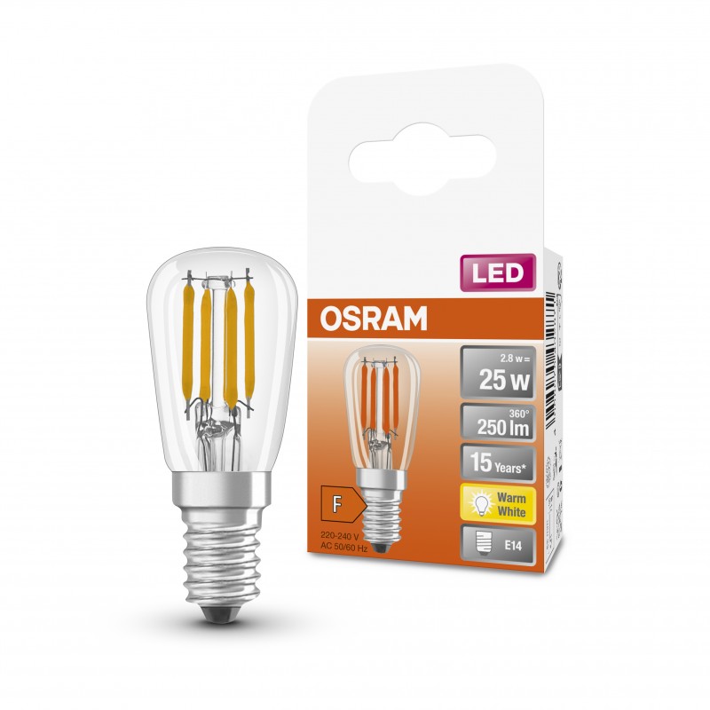 LED PARATHOM SPECIAL T26 25 2.8W/827 230V FIL E14 OSRAM фото 1